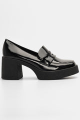 Vera Patent Leather Heeled Sandal