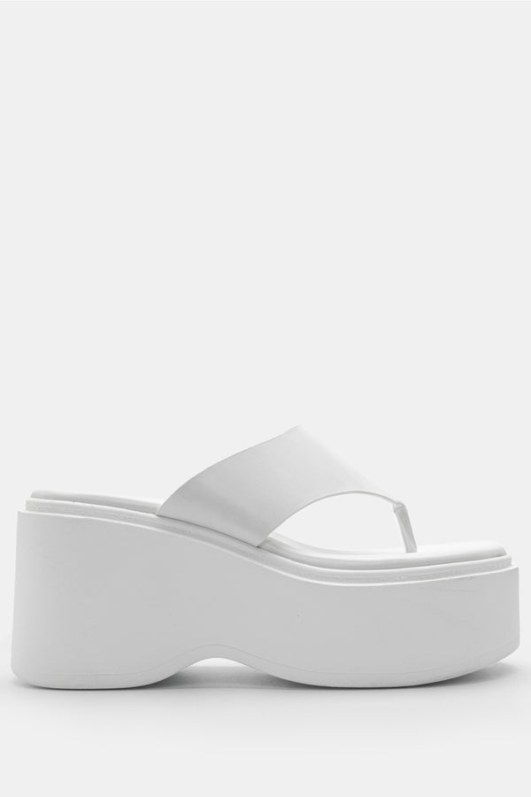 Sandales à plateforme Ibiza White