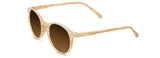 MOON GLOSSY WOOD BROWN GRADIENT Sunglasses SteamRoller Sunglasses 